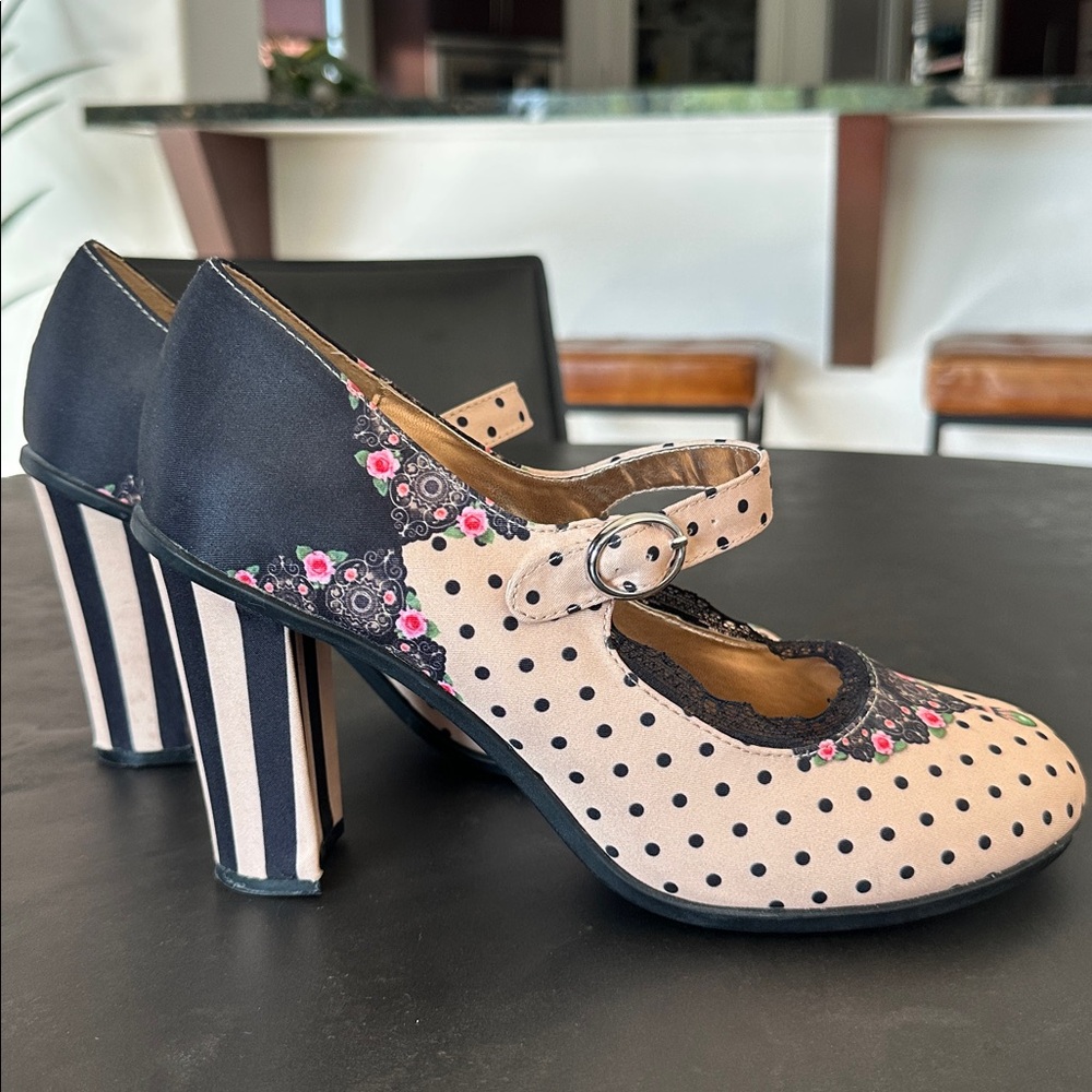 Hot Chocolate Designs - Polka Dot Mary Jane Shoes - Picture 2 of 11